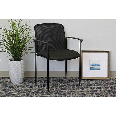 Lorell Reception Side Chair with Molded Cap Arms (LLR69506)