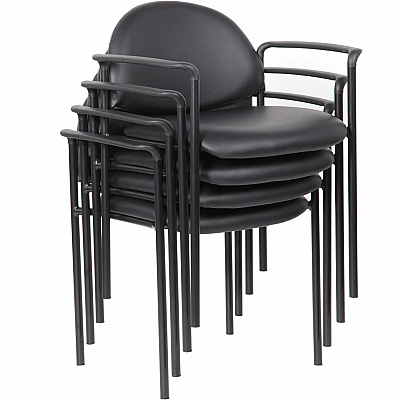 Lorell Reception Guest Chair with Arms (LLR69507)