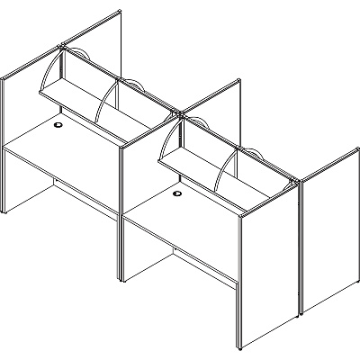 Lorell Essentials Series Rectangular Desk Shell (LLR69409)