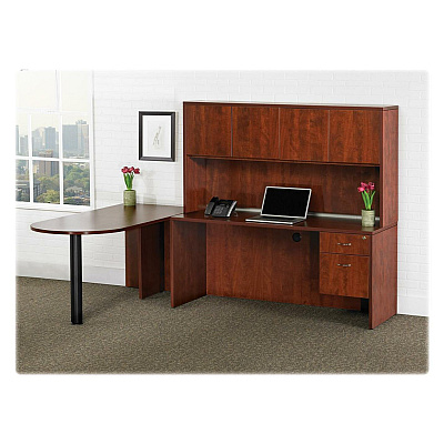 Lorell Essentials Peninsula Desk Box 1/2 (LLR69415)