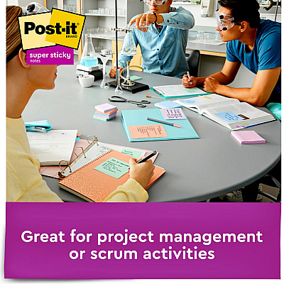Post-it Super Sticky Notes Cabinet Pack - Wanderlust Pastels Color Collection (MMM65424NHCP)