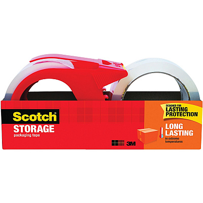 Scotch Long-Lasting Storage/Packaging Tape (MMM3650S4RD)