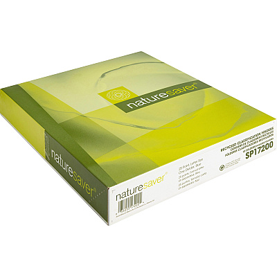 Nature Saver 1/3 Tab Cut Letter Recycled Classification Folder (NATSP17200)