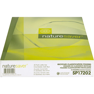 Nature Saver Letter Recycled Classification Folder (NATSP17202)