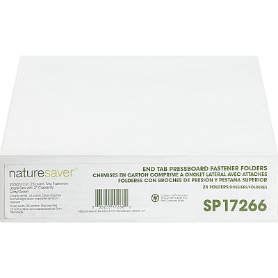 Nature Saver Legal Recycled End Tab File Folder (NATSP17266)