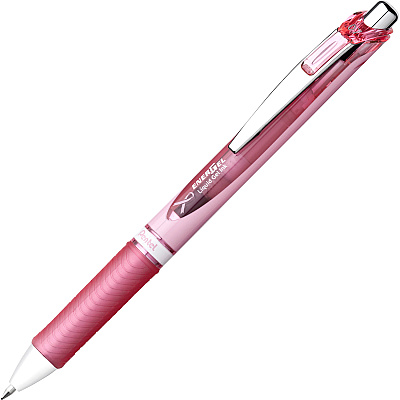 EnerGel EnerGel Pink BCA Ribbon RTX Liquid Gel Pens (PENBL77PBP3ABC)