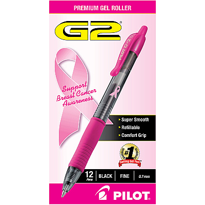 Pilot G2 Breast Cancer Awareness Gel Pen (PIL31332)