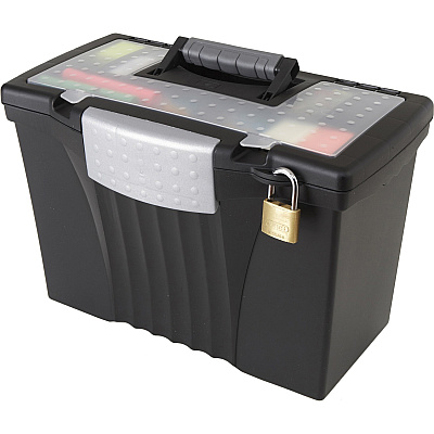 Storex Portable File Storage Box (STX61510U01C)