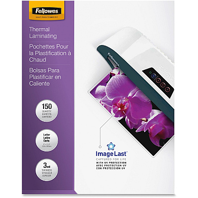 Fellowes ImageLast Jam-Free Premium Thermal Laminating Pouches (FEL5200509)