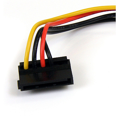 StarTech 4 Pin Lp4 To Right Angle Sata Cable (SATAPOWADAPR)