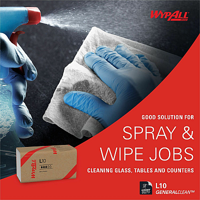Wypall GeneralClean L10 Light Cleaning Towels - Banded (KCC01770)
