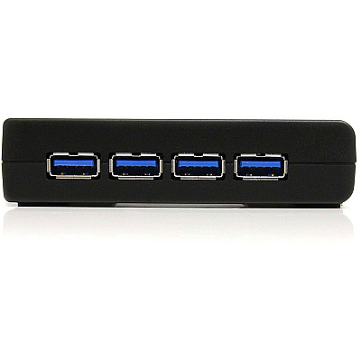 StarTech 4 Port Black Super Speed Usb 3.0 Hub - 5gbps (ST4300USB3)
