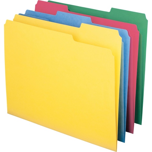 Smead WaterShed 1/3 Tab Cut Letter Recycled Top Tab File Folder (11959)