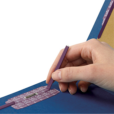 Smead Premium Pressboard Classification Folders with SafeSHIELD Coated Fastener Technology (SMD14200)
