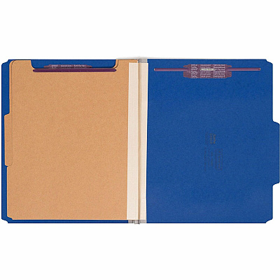 Smead Premium Pressboard Classification Folders with SafeSHIELD Coated Fastener Technology (SMD14200)