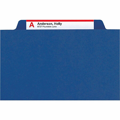 Smead Premium Pressboard Classification Folders with SafeSHIELD Coated Fastener Technology (SMD14200)