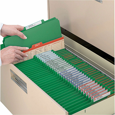 Smead Premium Pressboard Classification Folders with SafeSHIELD Coated Fastener Technology (SMD14201)