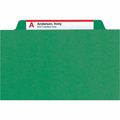 Smead Premium Pressboard Classification Folders with SafeSHIELD Coated Fastener Technology (SMD14201)