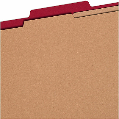 Smead Premium Pressboard Classification Folders with SafeSHIELD Coated Fastener Technology (SMD14202)