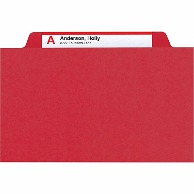 Smead Premium Pressboard Classification Folders with SafeSHIELD Coated Fastener Technology (SMD14202)