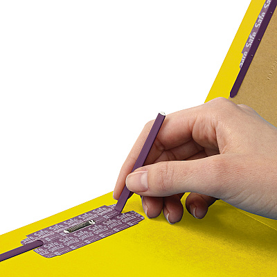 Smead Premium Pressboard Classification Folders with SafeSHIELD Coated Fastener Technology (SMD14203)