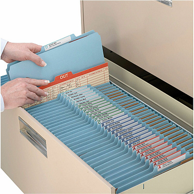 Smead Premium Pressboard Classification Folders with SafeSHIELD Coated Fastener Technology (SMD14204)