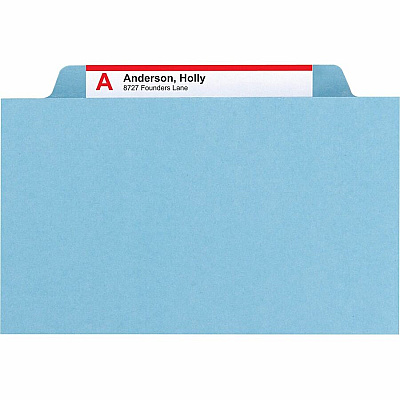 Smead Premium Pressboard Classification Folders with SafeSHIELD Coated Fastener Technology (SMD14204)