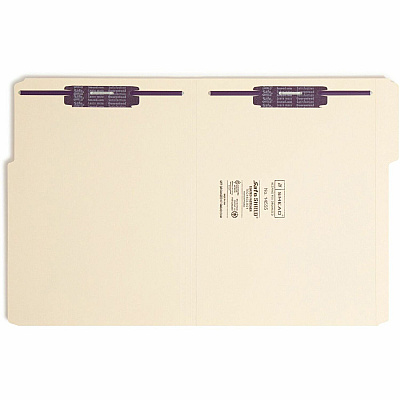 Smead 1/3 Tab Cut Letter Recycled Fastener Folder (SMD14555)