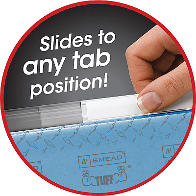 Smead Easy Slide Hanging Folder Tabs (SMD64626)