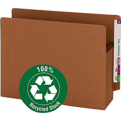 Smead Straight Tab Cut Letter Recycled File Pocket (SMD73610)