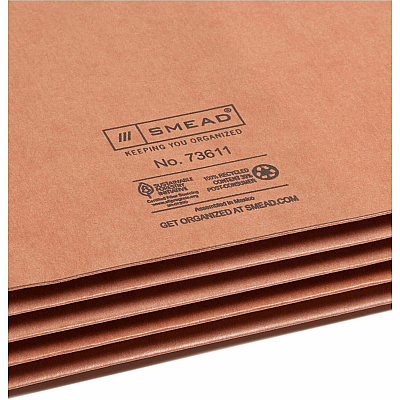 Smead Straight Tab Cut Legal Recycled File Pocket (SMD73611)
