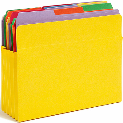 Smead Straight Tab Cut Letter Recycled File Pocket (SMD73836)
