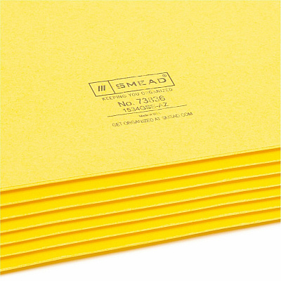 Smead Straight Tab Cut Letter Recycled File Pocket (SMD73836)