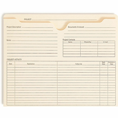 Smead Straight Tab Cut Letter Recycled File Jacket (SMD75622)
