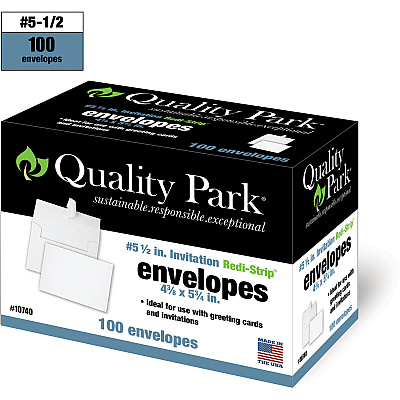 Quality Park A2 Invitation Envelopes with Self Seal Closure (QUA10740)