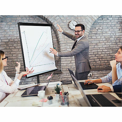 MasterVision Basic Mobile Presentation Easel (BVCEA4800055)