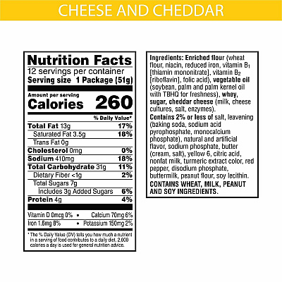 Keebler Cheese Crackers with Cheddar Cheese (KEB21147)