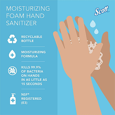 Scott Hand Sanitizer Foam Refill (KCC91590)