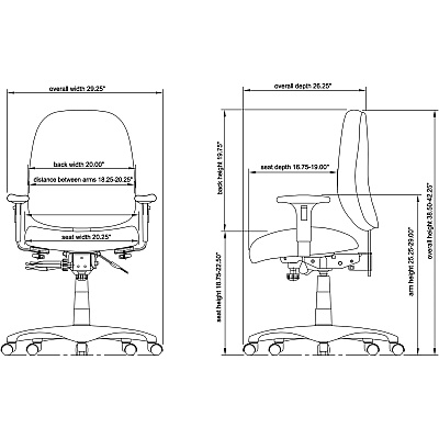 Lorell High-Performance Eronomic Task Chair (LLR60538)