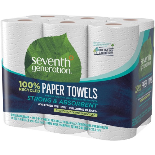 Seventh Generation 100% Recycled Paper Towels (13731PK)