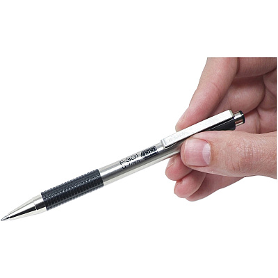 Zebra STEEL 3 Series F-301 Retractable Ballpoint Pen (ZEB27310)