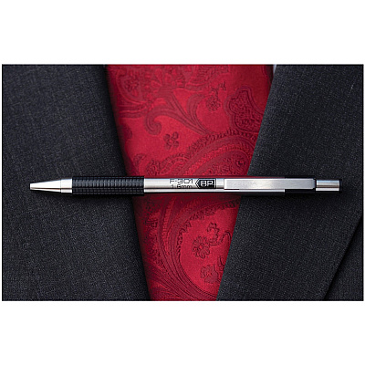 Zebra STEEL 3 Series F-301 Retractable Ballpoint Pen (ZEB27310)