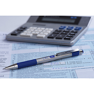 Zebra STEEL 3 Series F-301 Retractable Ballpoint Pen (ZEB27310)