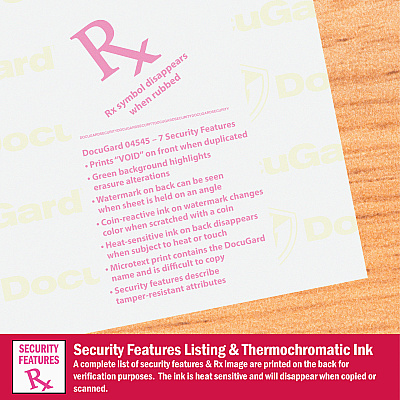 DocuGard Advanced Medical Security Paper (PRB04545)