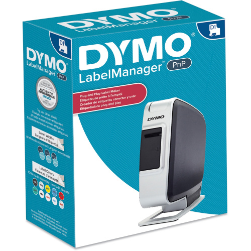 DYMO LabelManager Thermal Transfer Printer - Label Print - Battery Included - With Cutter - Black, Silver (1768960)