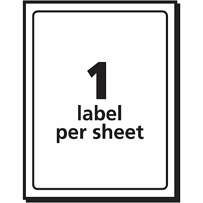 Avery Shipping Labels, Permanent Adhesive, 4" x 6" , 20 Labels (AVE5292)