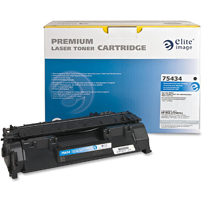 Elite Image Remanufactured Laser Toner Cartridge - Alternative for HP 05A (CE505A) - Black - 1 Each (ELI75434)
