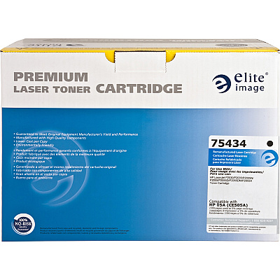 Elite Image Remanufactured Laser Toner Cartridge - Alternative for HP 05A (CE505A) - Black - 1 Each (ELI75434)