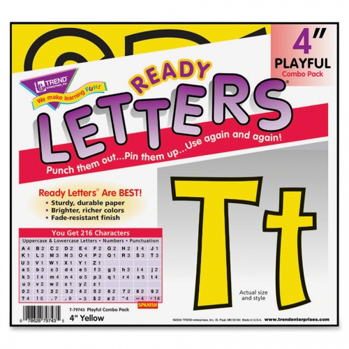 TREND Playful Uppercase/Lowercase Ready Letters (T79743)