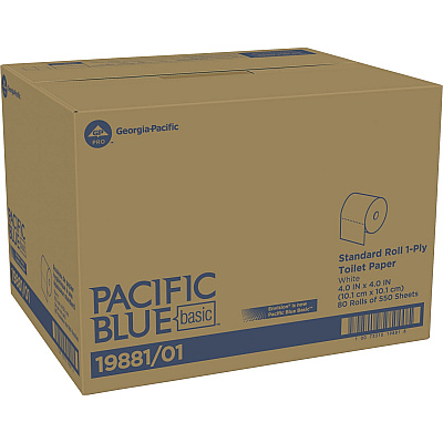 Pacific Blue Basic Standard Roll Toilet Paper (GPC1988101)